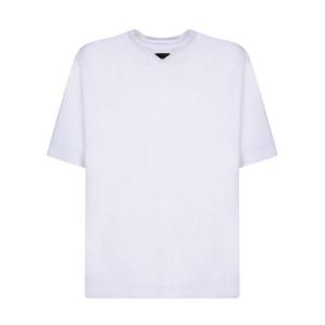프라다 반팔 티셔츠 UJN861240F0009 WHITE DOM
