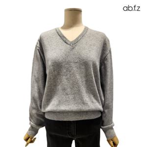 [에이비에프지]V넥 솔리드 긴팔 캐시미어 니트 APZ5QW32G
