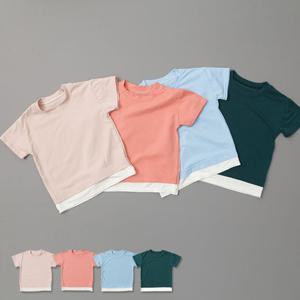 레이어드 반팔 아동티셔츠