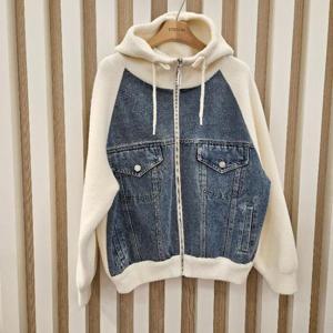 스테파니 HC11 후드청배색점퍼 a23jk3405