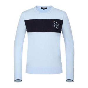 JDX HC11 여성 배색 라운드 풀오버 X2SPW5342