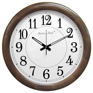 GB1070 대형 원목 월넛 원형 벽시계 50cm 제조