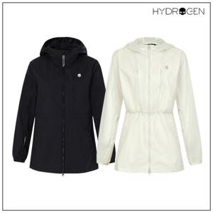 [하이드로겐] 여성 경량 긴기장 홑겹 바람막이 H21D2JP414