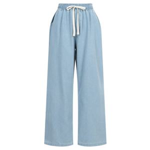 샵앤) 봄신상 여성 허리밴딩 포켓 데님 와이드 통 청바지 PIC-WPT-20311-연청