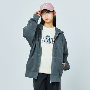 [소이] 남자 가을이월 피그먼트후드집업점퍼(25S1103)