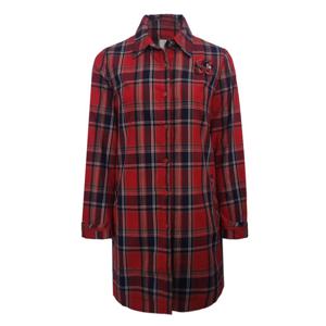 [조순희]레드체크 하프 트렌치 코트 (JNSL111)