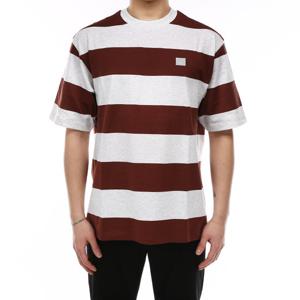 아크네 남성 오버사이즈 스트라이프 반팔 티셔츠 CL0056