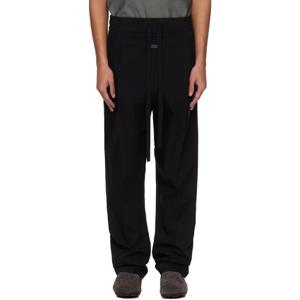 25 FW 피어오브갓 남성 블랙 옥스포드 드로우스트링 이터널 슬랙스 251782M190017