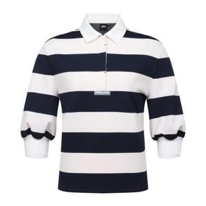 JDX DP01 퍼프소매 스트라이프 7부 티셔츠 X2TLW5450