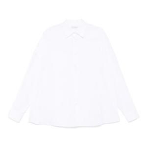 드리스반노튼 플레인 화이트 버튼업 코튼 셔츠 0107001466 1