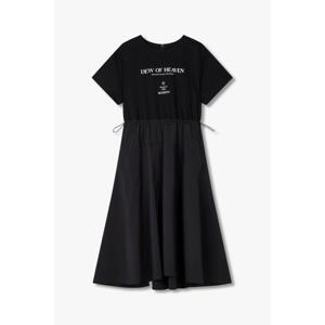 지컷 (7255237108) 저지 믹스 레터링 프린트 원피스