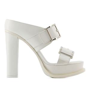 알렉산더맥퀸 플랫폼샌들 734985 9359 NEW IVORY/SILVER