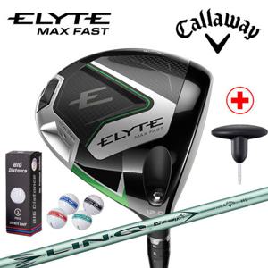 캘러웨이 엘리트 맥스 패스트 드라이버 2025년 여성용 병행 AS보증 골프공 렌치 포함 L, 12도