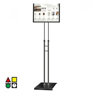 삼화 양면 삽입식 포스터 스탠드 A3 SUDP-2QBK 홍보 안내판 스탠드 포스터 메뉴판 안내 광고판 광고 간판