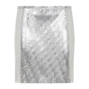 파코라반 샤이니 메탈릭 바디콘 미니 스커트 24HIJU012MH0004 P