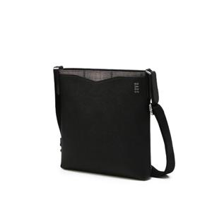 [에딘버러] 블랙 체크배색 소가죽 크로스백 DBBA5E054J