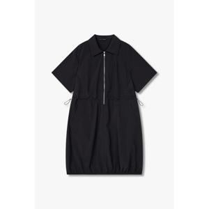 지컷 (7255237113) 하프 집업 숏 슬리브 원피스