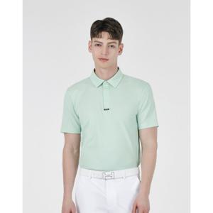 헤지스 골프 25SS 그린 남성 에센셜 백피케 반팔 카라티 HUTS5B301E1