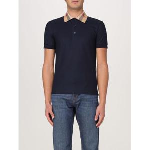 버버리 코튼 폴로 셔츠 8072661 NAVY DOM