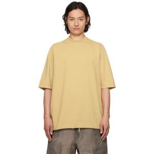 25 FW 릭오웬스 남성 베이지 할리우드 점보 SS 티셔츠 251126M213046