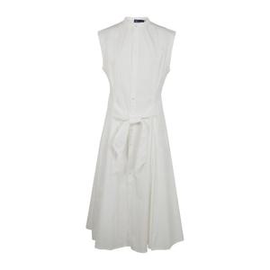 랄프로렌 화이트 에이라인 숏 슬리브 데이 원피스 211 969143 0