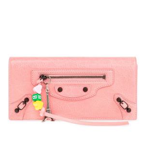 발렌시아가 핑크 텍스처 피니시 컨티넨탈 지갑 810736 2ABM5 58