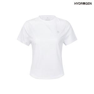 [하이드로겐] 여성 스마트드라이 오버핏 반팔라운드 H21D2TR204_WH