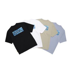 내셔널지오그래픽 N252UTS940 만텔라 백 빅로고 베이직핏 반팔 티셔츠 4종택 1