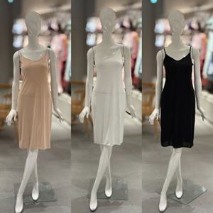 [비너스] NEW 실크촉감 베가스므스 스트랍 기본 롱기장 풀슬립 3종택1 (VFS5023L)