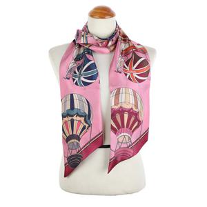 [메트로시티(스카프)]슬림벌룬 실크 스카프 MSFD-3017