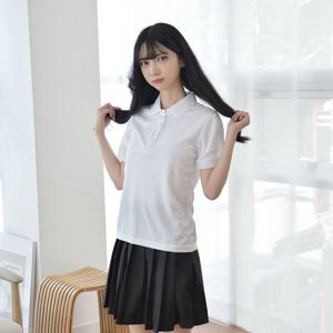 교복몰 쿨론 PK 반팔 티셔츠 (여성) 카라티 반팔티