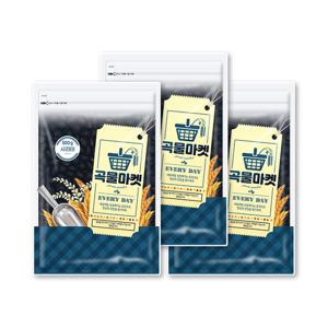 [곡물마켓] 더프레시 국내산 서리태 500g x 3