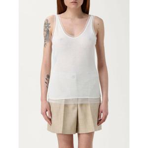 [PINKO] 라프리마 여성 탑 베이직 비스코스 블렌드 탱크 105168A2LU Z04 화이트 /6