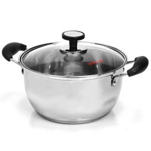 키친아트 냄비 가정 스텐 양수 냄비 바닥 3중 20cm 스텐냄비 주방냄비 찌개냄비 전골냄비 탕냄비 찌게냄비