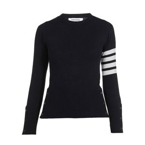 [톰브라운(잡화)]톰브라운 사선완장 캐시미어 니트