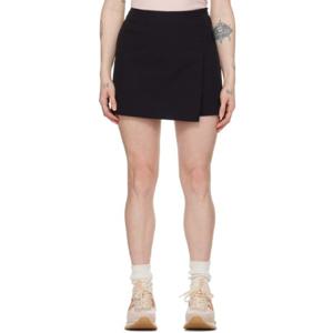 몽클레어 반바지 블랙 랩 스타일 스코트 241111F088014