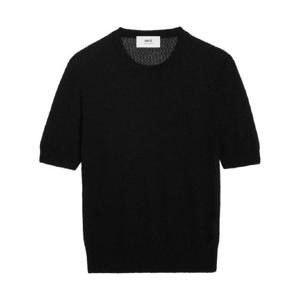 AMI Paris 세미 시스루 티셔츠 E24HTS037KN0044