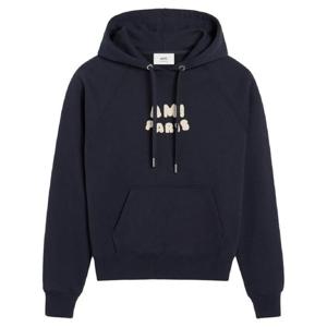 AMI Paris 로고 프린트 후디 E25USW275747