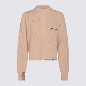 마르니 크롭 리브 니트 스웨터 DVMD0201Q0 UFH30100W23