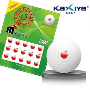 골프공 스티커 매직터치 사과