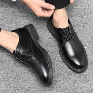 남성 옥스포드화 베이직 디자인 다양한 코디 블랙