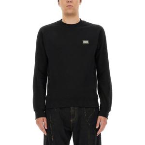 돌체앤가바나 로고 플라크 레귤러 핏 맨투맨 G9ABJT G7F2GN0000