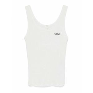 [CHLOE] 여성 탑 탱크 Written 리브 25SJH12180101 화이트 /8