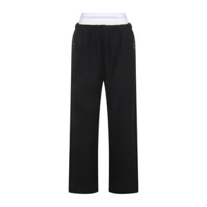 알렉산더왕 블랙 드로우스트링 웨이스트밴드 팬츠 4CC1244349 0