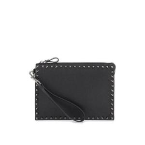 Valentino Garavani 락스터드 집업 클러치백 4Y2P0U47BVR 0NO TP934893858