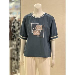 벨리시앙 세이브존01 글리터 밴딩 프린팅 블라우스(2color) BL5210