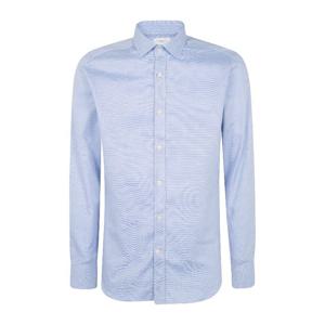 틴토리아 마테이 라이트 블루 버튼업 스퀘어드 셔츠 UZ8FAV AC2