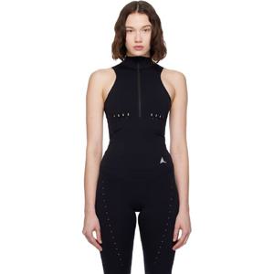 25 FW 로아 여성 블랙 컴프레션 스포츠 탑 251204F561003