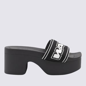 알렉산더왕 블랙 플랫폼 슬립온 샌들 30325S003 001