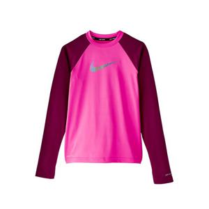 [나이키 스윔]아동래쉬가드 걸즈 플래쉬 롱 슬리브 래쉬가드 NESS9622-659